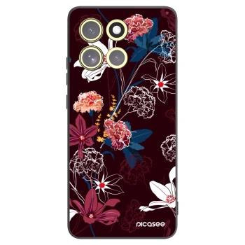 Picasee silikónový čierny obal pre Motorola Moto G86 5G - Dark Meadow