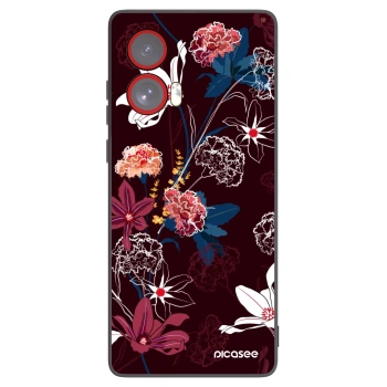 Picasee silikónový čierny obal pre Motorola Edge 50 Fusion - Dark Meadow