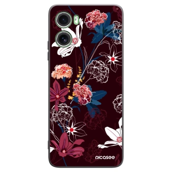 Picasee silikónový čierny obal pre Motorola Moto G06 - Dark Meadow