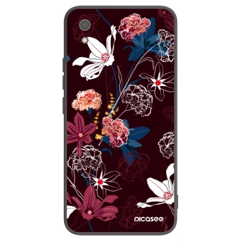 Picasee silikónový čierny obal pre Xiaomi Redmi 7A - Dark Meadow