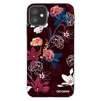Picasee silikónový prehľadný obal pre Apple iPhone 11 - Dark Meadow