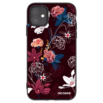 Picasee silikónový čierny obal pre Apple iPhone 11 - Dark Meadow