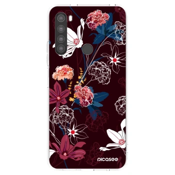 Picasee silikónový prehľadný obal pre Xiaomi Redmi Note 8 - Dark Meadow