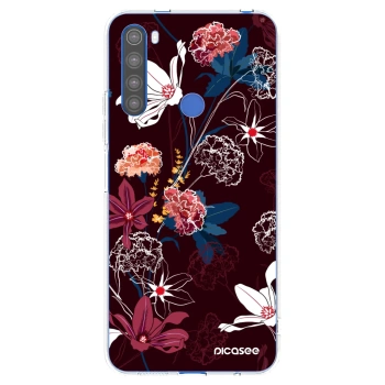 Picasee silikónový prehľadný obal pre Xiaomi Redmi Note 8T - Dark Meadow