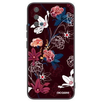 Picasee silikónový čierny obal pre Huawei Nova 5T - Dark Meadow