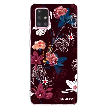 Picasee silikónový prehľadný obal pre Samsung Galaxy A71 A715F - Dark Meadow