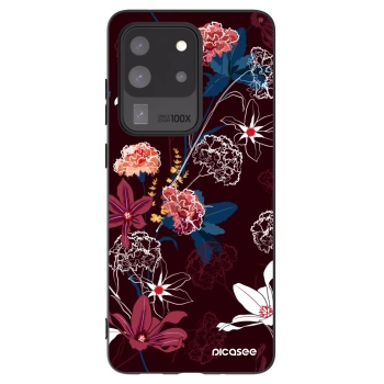 Picasee silikónový čierny obal pre Samsung Galaxy S20 Ultra 5G G988F - Dark Meadow