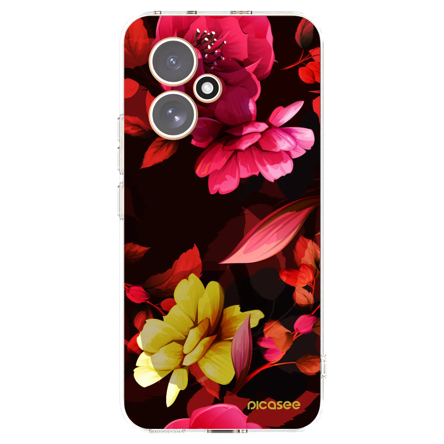 Picasee silikónový prehľadný obal pre Honor 400 5G - Dark Peonny