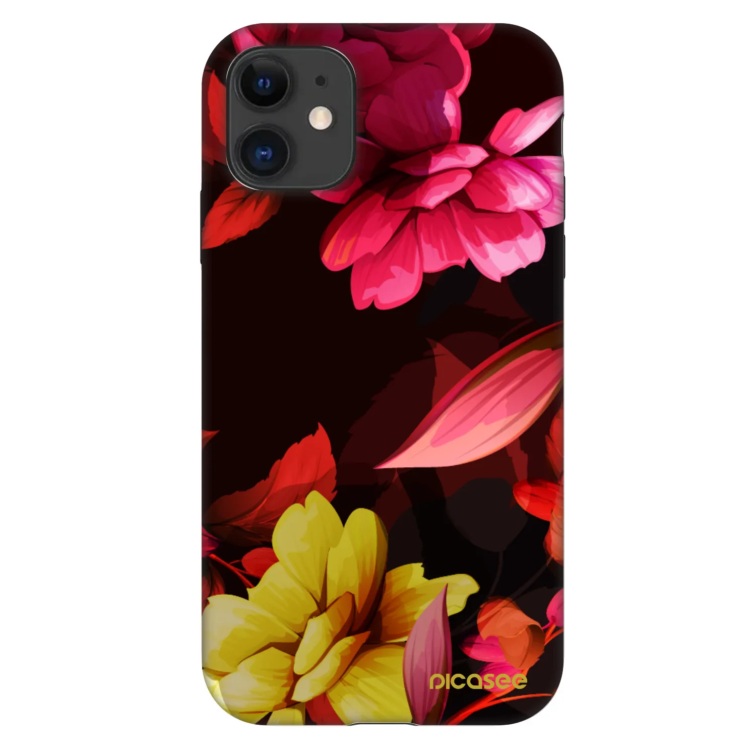 Picasee Fashion Case pre Apple iPhone 11 - Dark Peonny