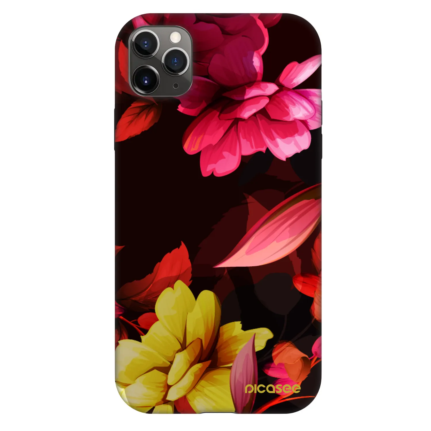 Picasee Fashion Case pre Apple iPhone 11 Pro Max - Dark Peonny