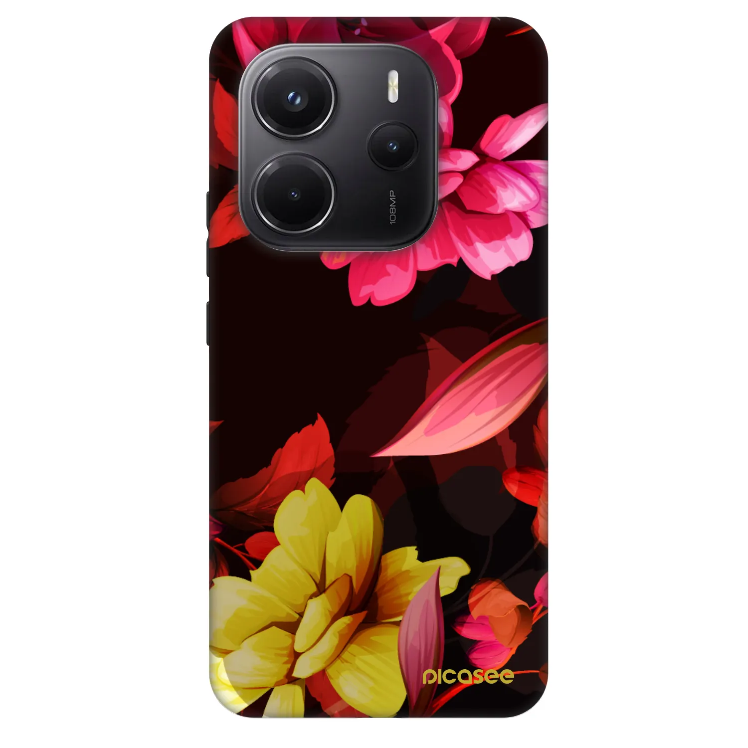 Fashion Case pre Xiaomi Redmi Note 14 5G - Dark Peonny