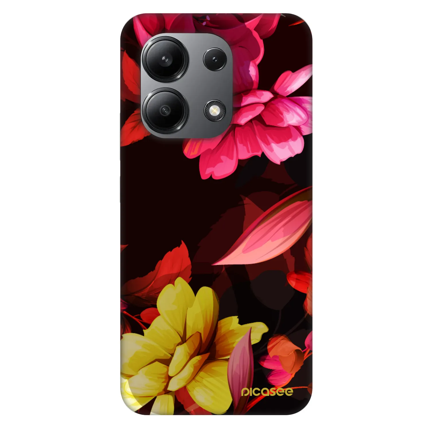 Picasee Fashion Case pre Xiaomi Redmi Note 13 4G - Dark Peonny