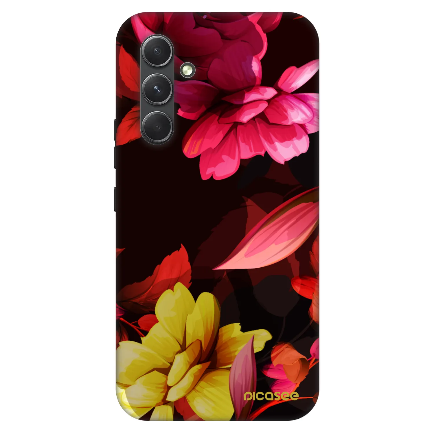 Picasee Fashion Case pre Samsung Galaxy A54 5G A546B - Dark Peonny