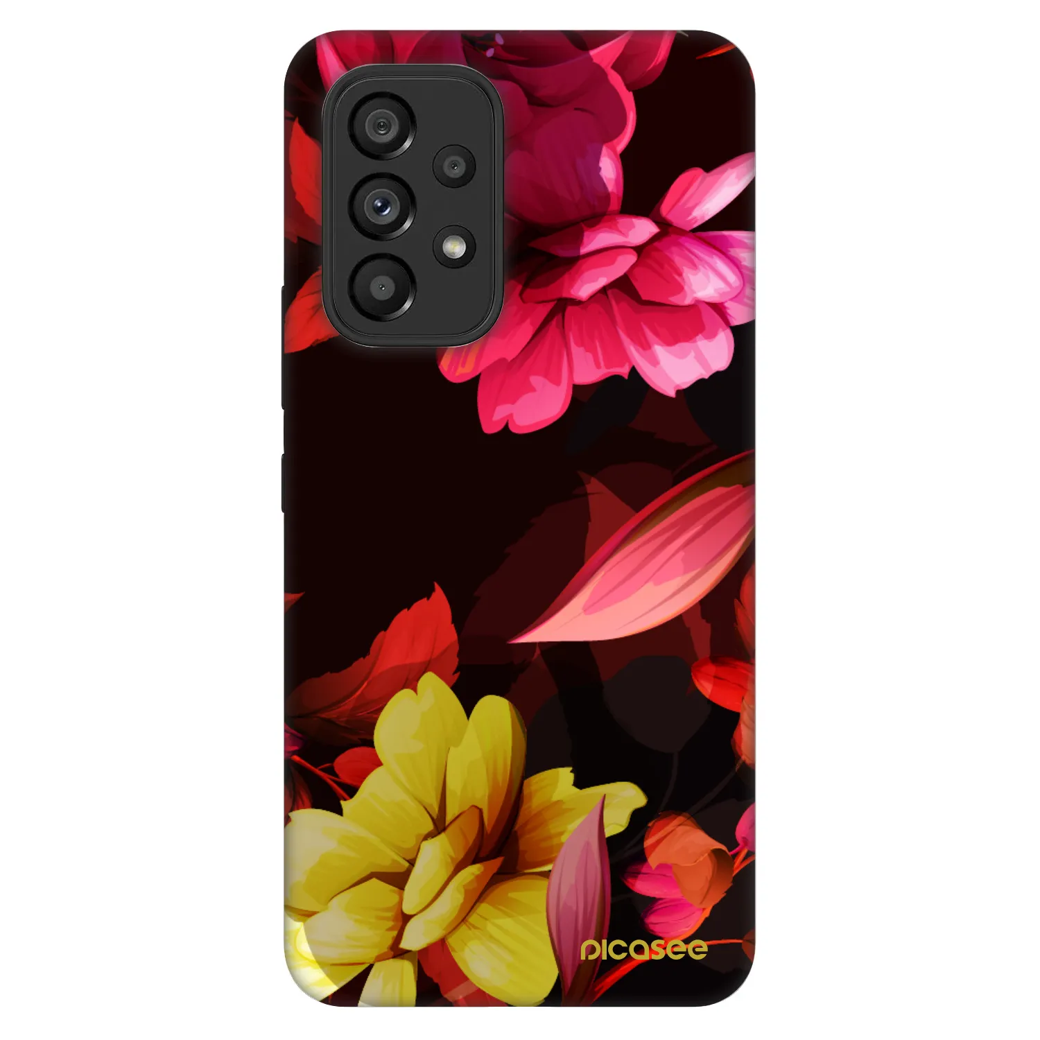 Picasee Fashion Case pre Samsung Galaxy A53 5G A536 - Dark Peonny