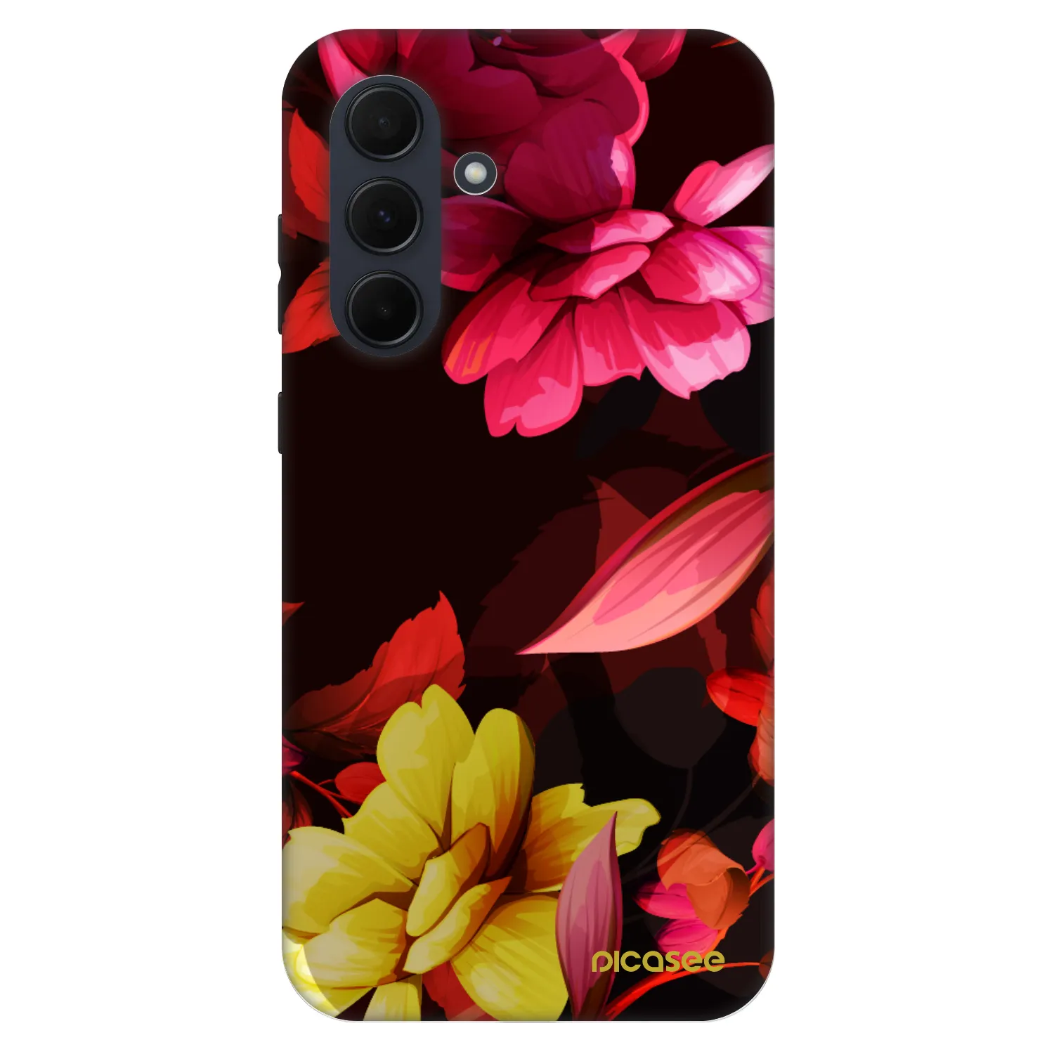 Picasee Fashion Case pre Samsung Galaxy A35 5G A356B - Dark Peonny