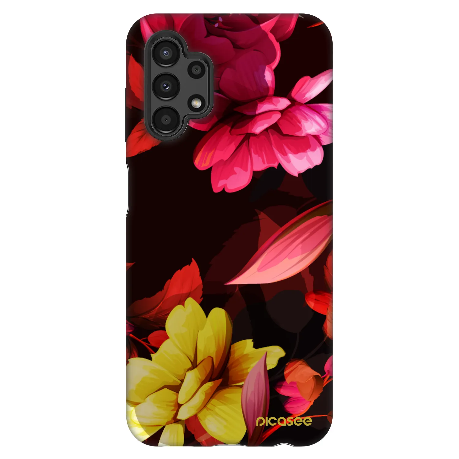 Picasee Fashion Case pre Samsung Galaxy A13 4G A135 - Dark Peonny