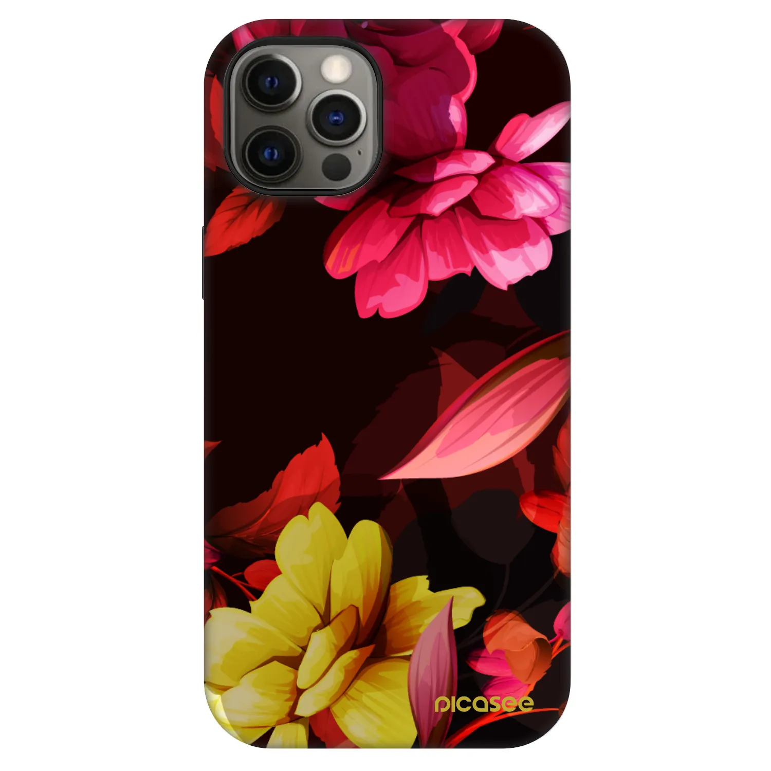 Picasee Fashion Case MagSafe pre Apple iPhone 12 - Dark Peonny