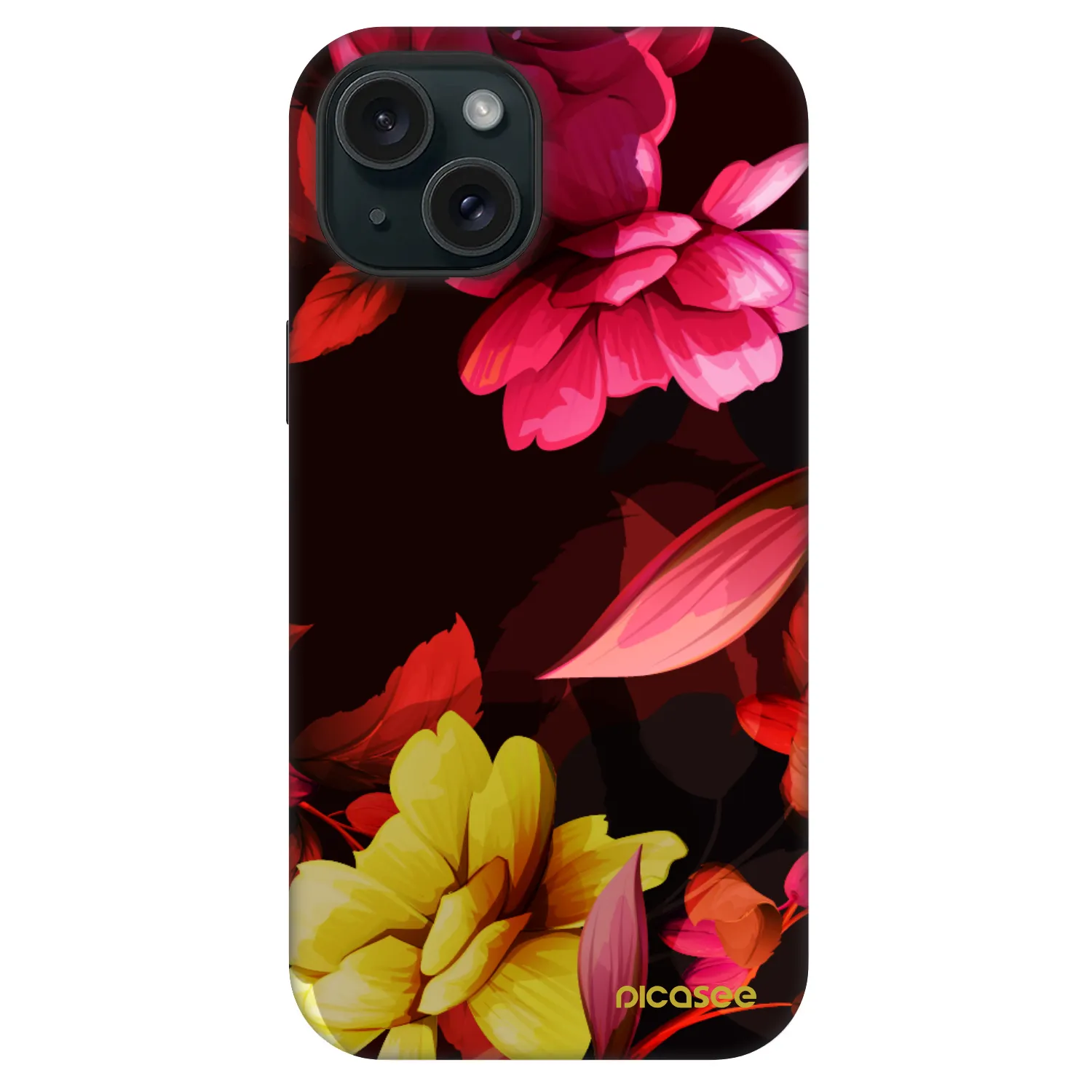 Picasee Fashion Case MagSafe pre Apple iPhone 15 - Dark Peonny