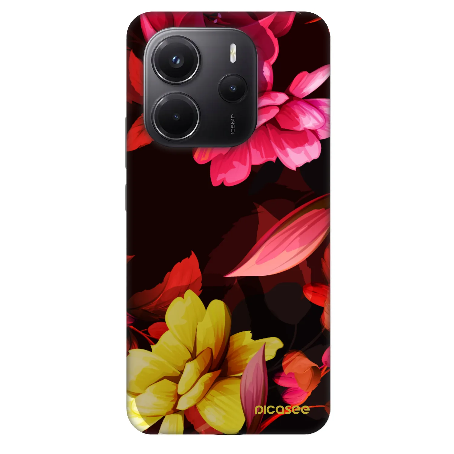 Picasee Fashion Case pre Xiaomi Redmi Note 14 4G - Dark Peonny