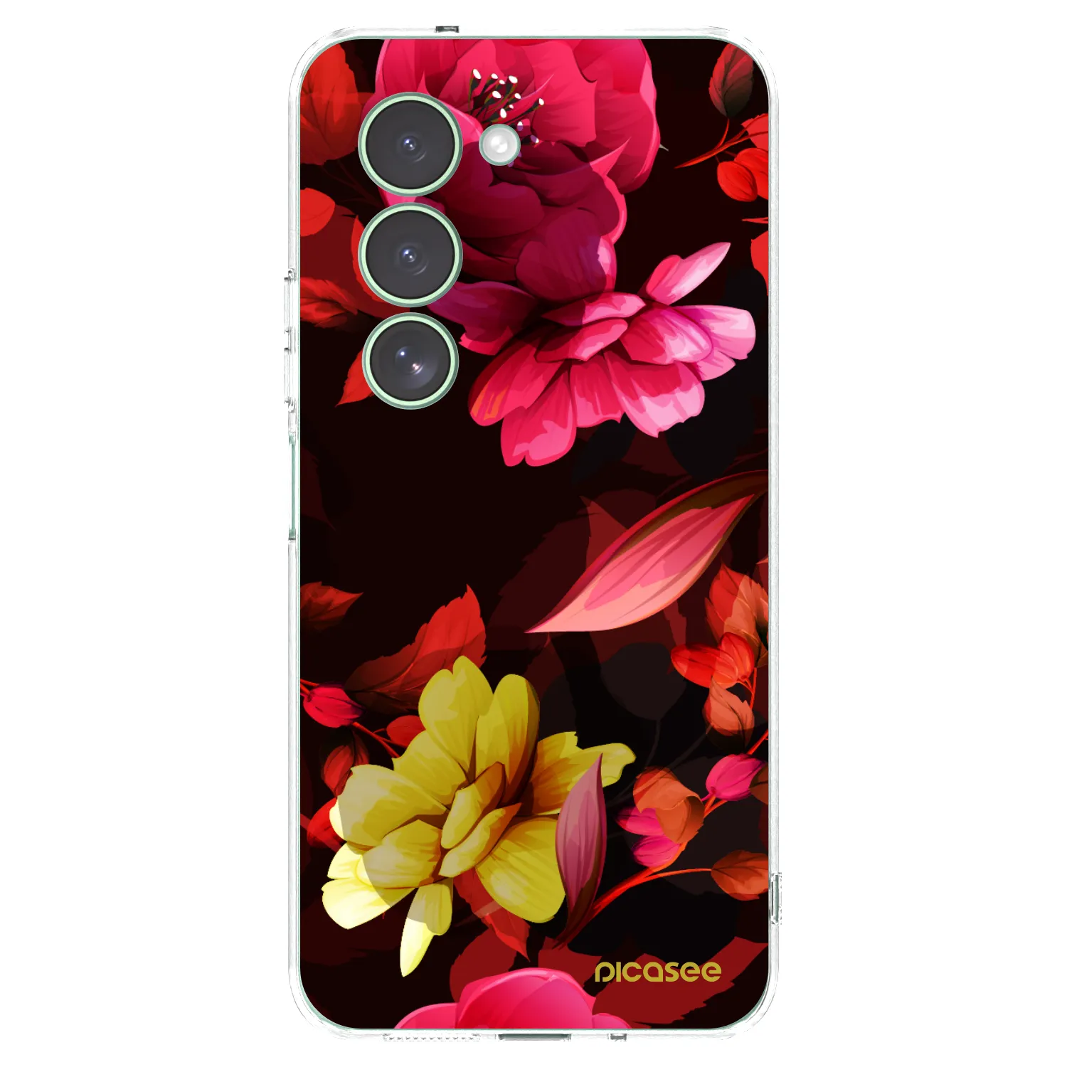 Picasee silikónový prehľadný obal pre Xiaomi Redmi 15 5G - Dark Peonny