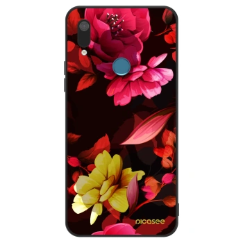 Obal pre Huawei Y7 2019 - Dark Peonny