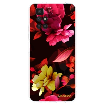 Picasee silikónový prehľadný obal pre Xiaomi Redmi 10 - Dark Peonny