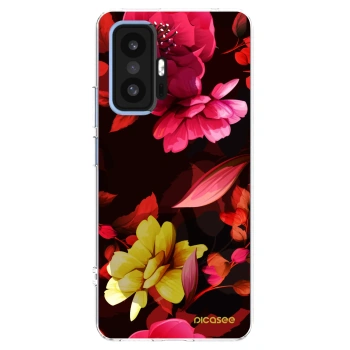 Picasee silikónový prehľadný obal pre Xiaomi 11T - Dark Peonny