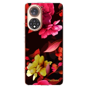 Picasee silikónový prehľadný obal pre Huawei Nova 9 - Dark Peonny