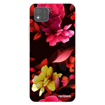 Picasee silikónový prehľadný obal pre Realme C11 (2021) - Dark Peonny