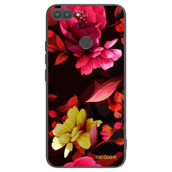 Obal pre Huawei P Smart - Dark Peonny