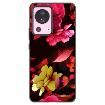 Picasee silikónový čierny obal pre Xiaomi 13 Lite - Dark Peonny