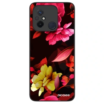 Obal pre Xiaomi Redmi 12C - Dark Peonny