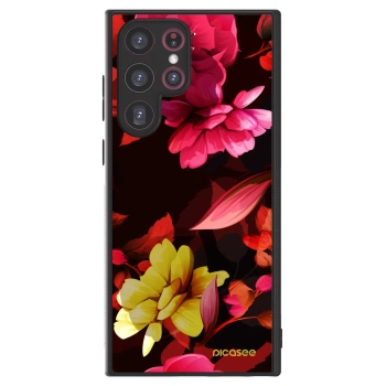 Picasee ULTIMATE CASE PowerShare pro Samsung Galaxy S22 Ultra 5G - Dark Peonny