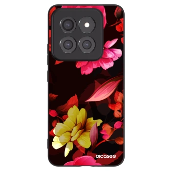 Picasee silikónový čierny obal pre Xiaomi 14 Pro - Dark Peonny
