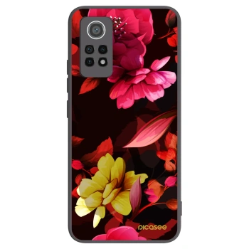 Picasee silikónový čierny obal pre Xiaomi Redmi Note 12 Pro 4G - Dark Peonny