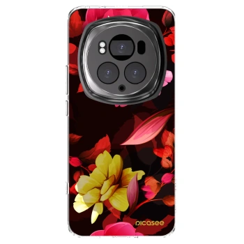 Picasee silikónový prehľadný obal pre Honor Magic6 Pro - Dark Peonny
