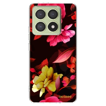 Picasee silikónový prehľadný obal pre Xiaomi 14T - Dark Peonny