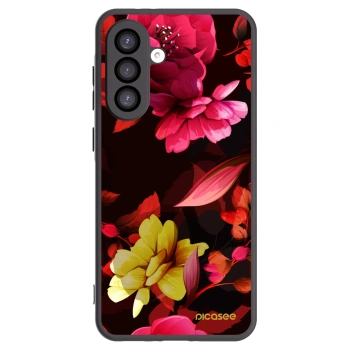 Picasee silikónový čierny obal pre Samsung Galaxy A26 5G A266B - Dark Peonny