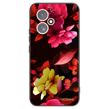 Picasee silikónový čierny obal pre Honor 400 5G - Dark Peonny