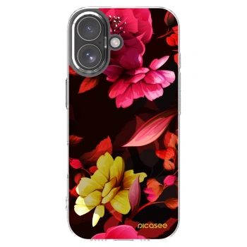 Picasee silikónový prehľadný obal pre Apple iPhone 17 - Dark Peonny