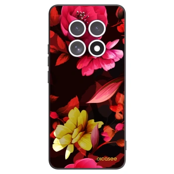 Picasee silikónový čierny obal pre Xiaomi Redmi Note 15 - Dark Peonny