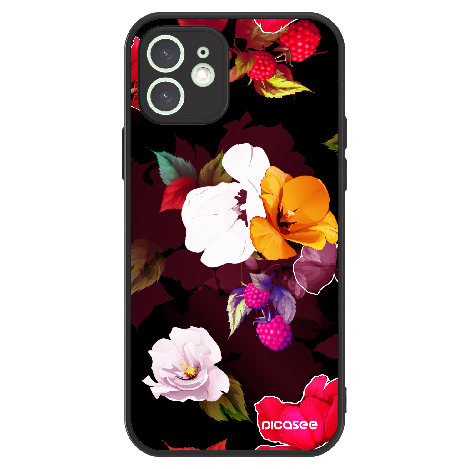 Picasee ULTIMATE CASE pro Apple iPhone 12 - Flowers and Berries