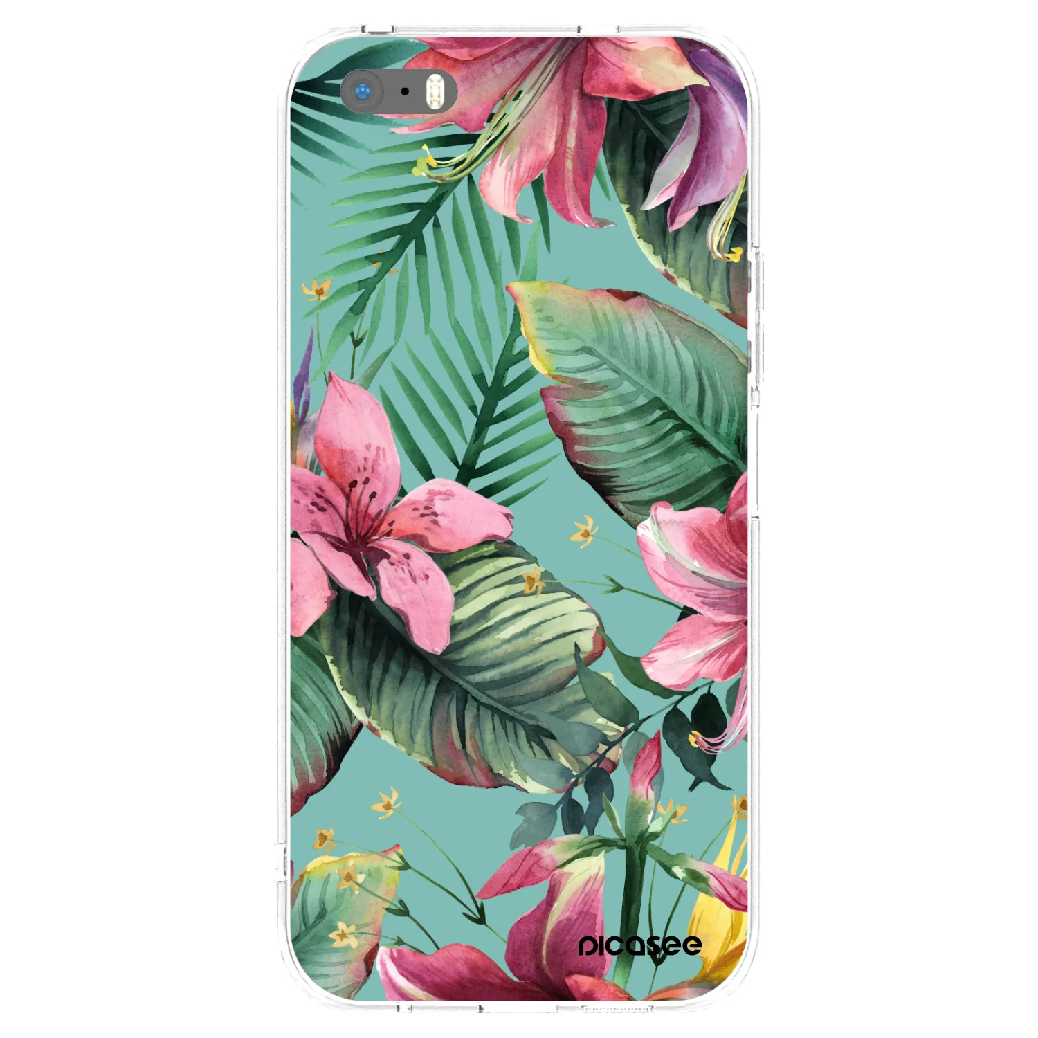 Picasee silikónový prehľadný obal pre Apple iPhone 5/5S/SE - Hawaii