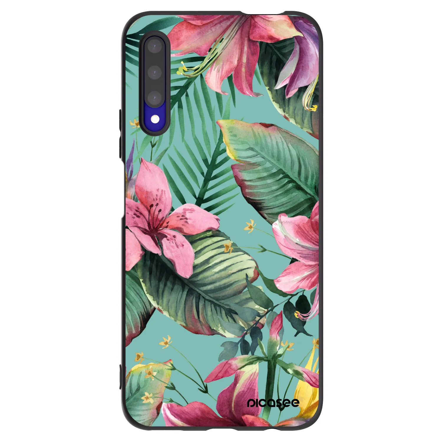Picasee silikónový čierny obal pre Honor 9X Pro - Hawaii