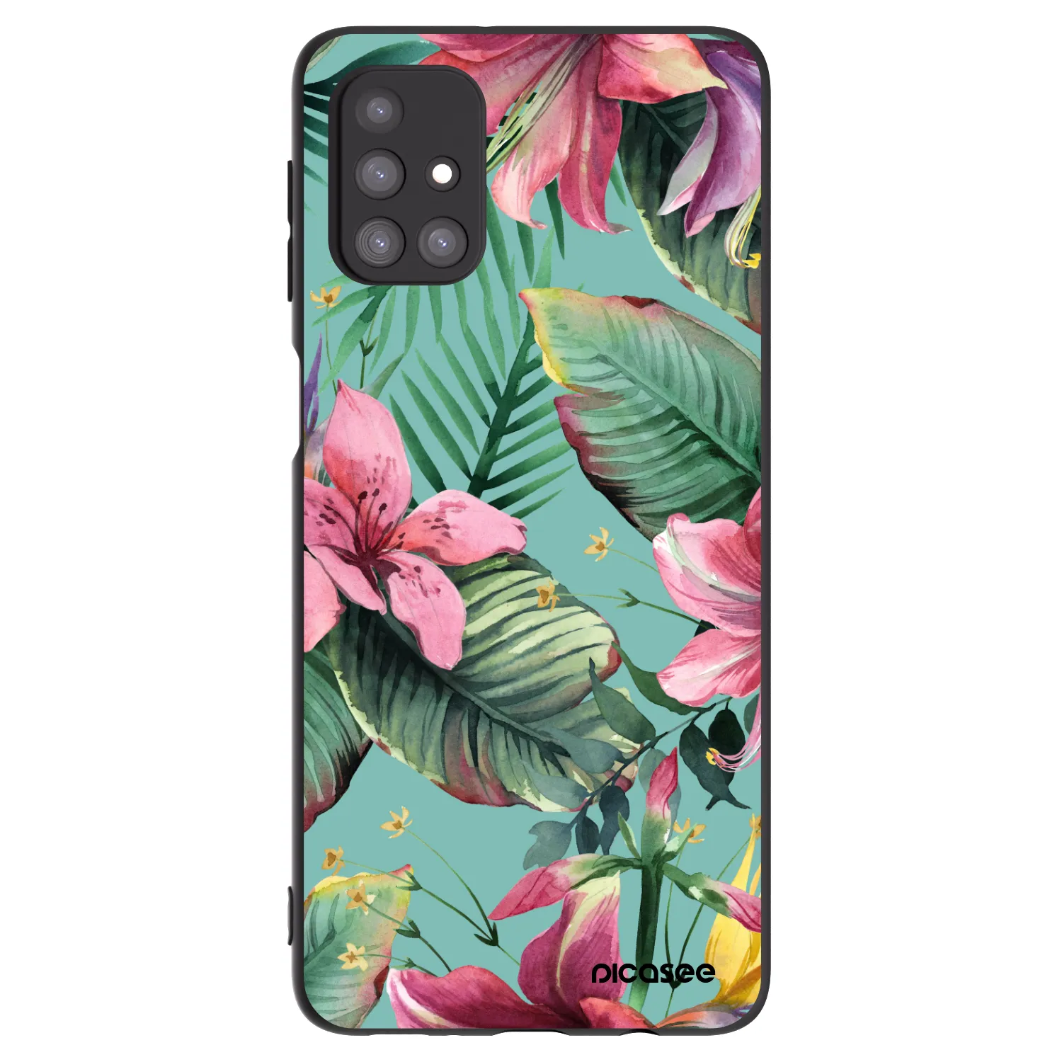 Picasee silikónový čierny obal pre Samsung Galaxy M31s - Hawaii