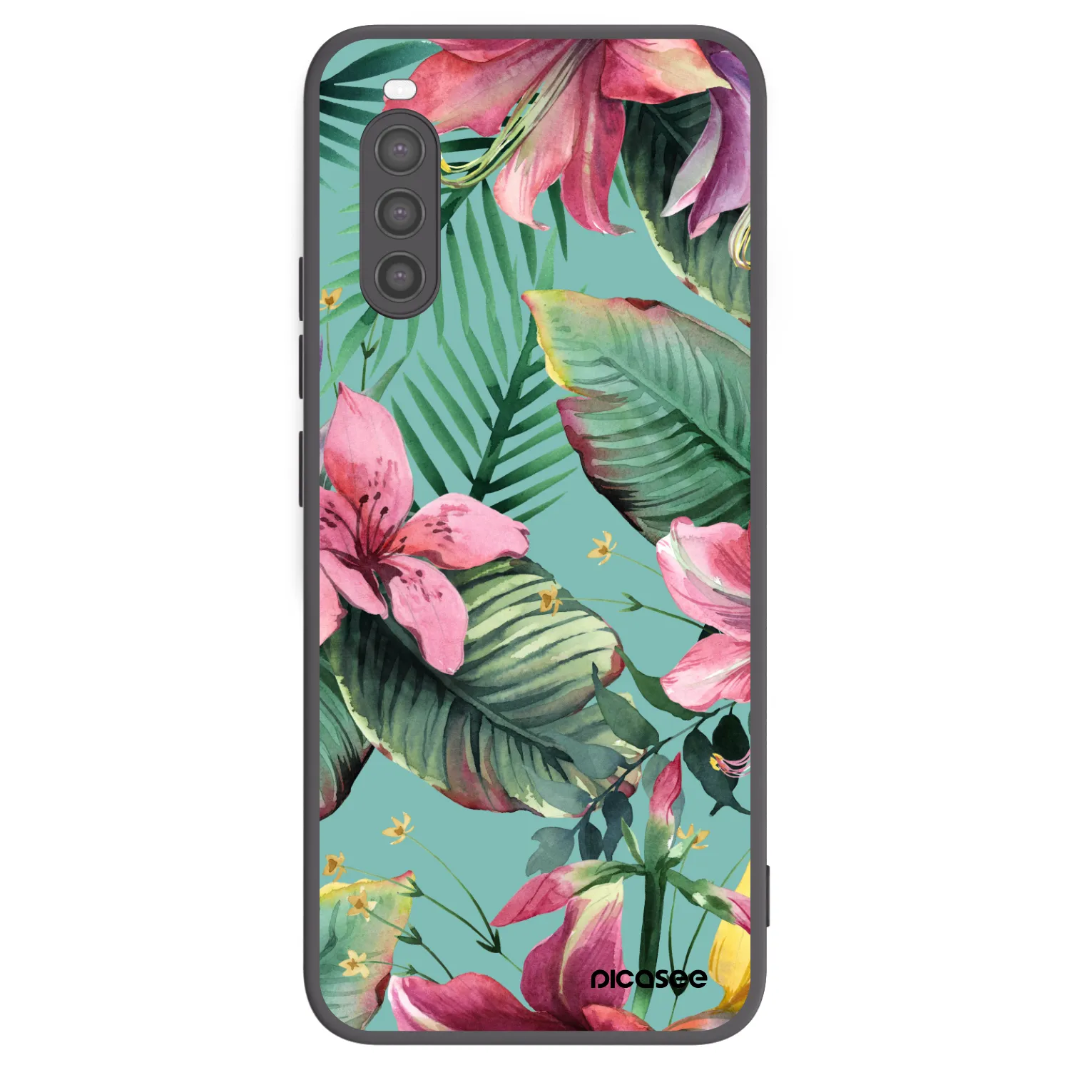 Picasee silikónový čierny obal pre Sony Xperia 10 II - Hawaii