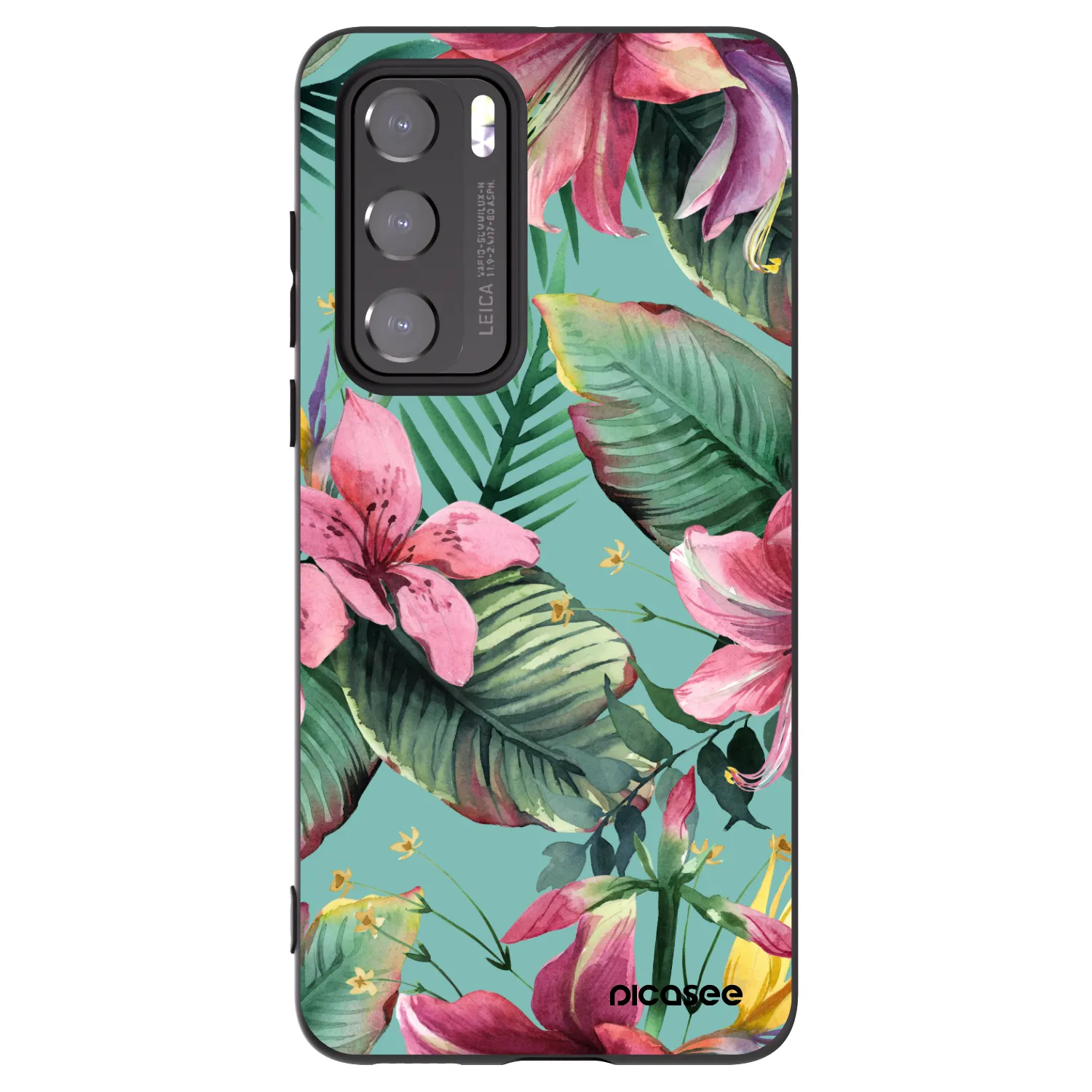 Picasee silikónový čierny obal pre Huawei P40 - Hawaii