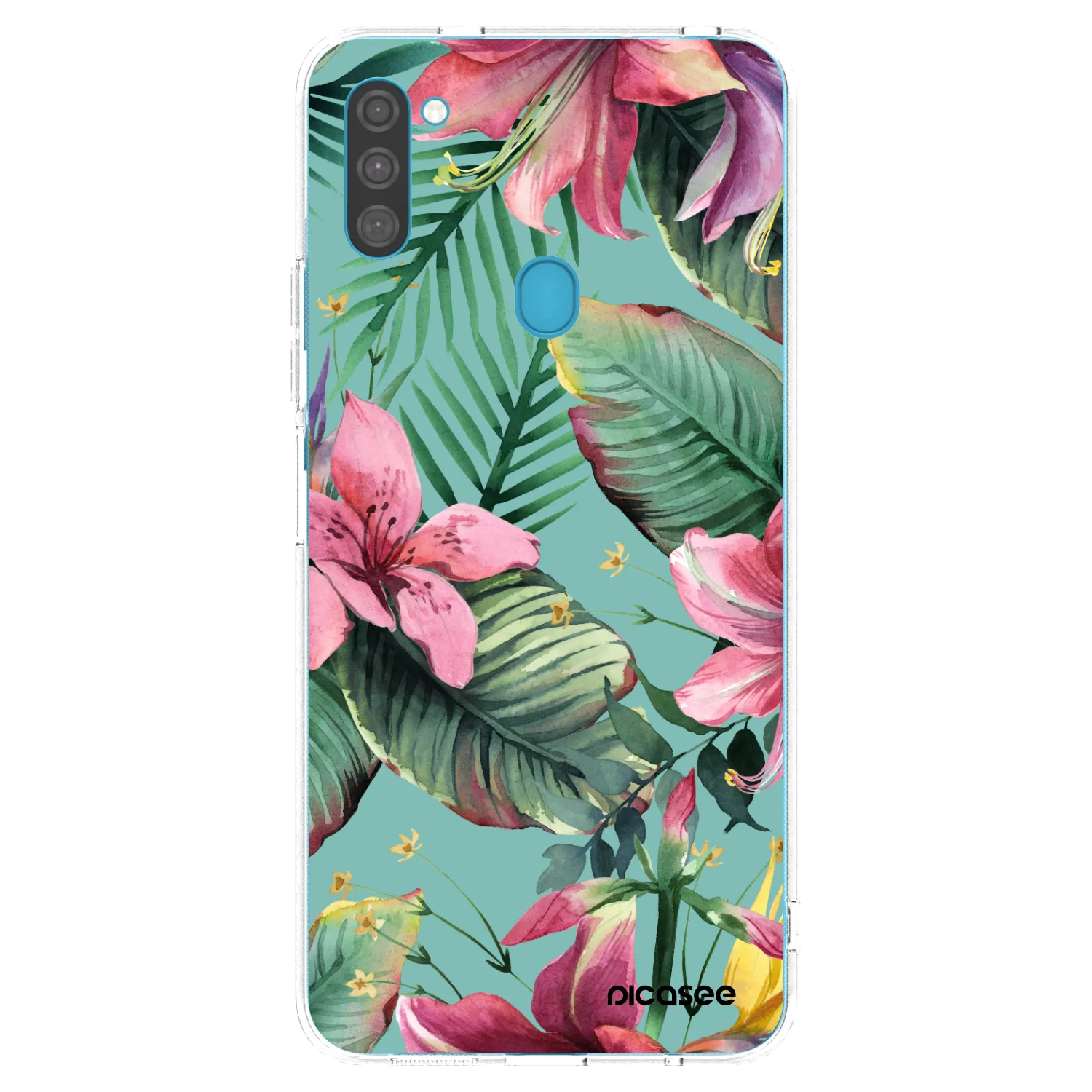 Picasee silikónový prehľadný obal pre Samsung Galaxy M11 - Hawaii