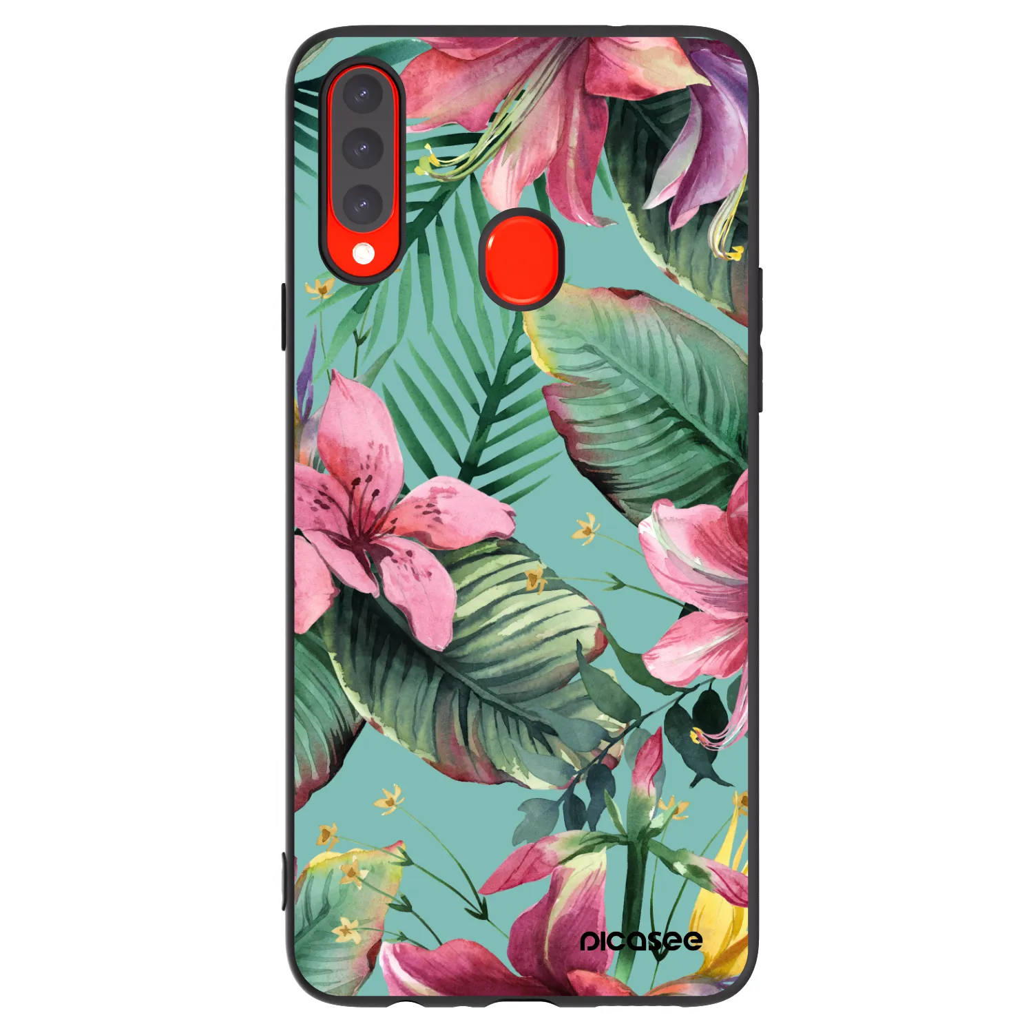 Picasee silikónový čierny obal pre Samsung Galaxy A20s - Hawaii