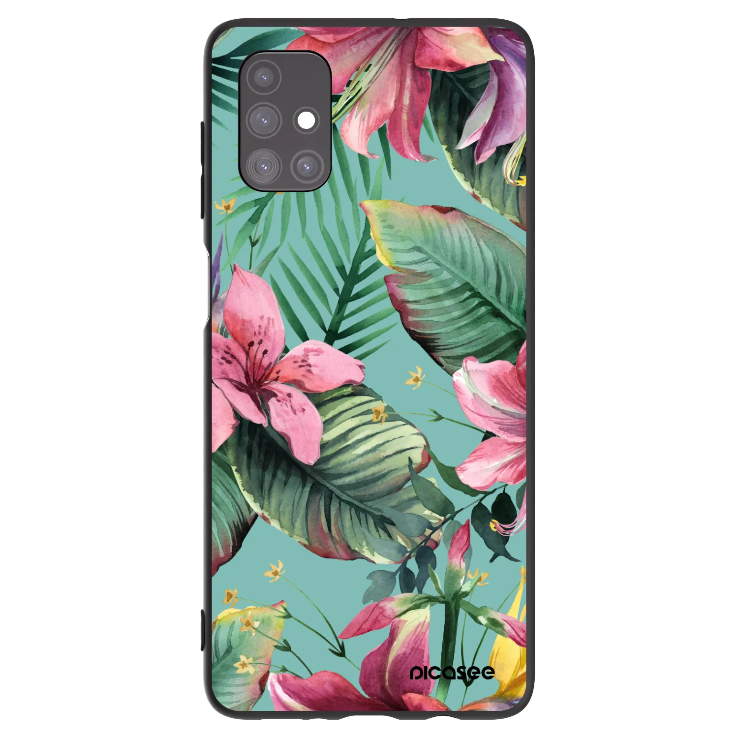 Picasee silikónový čierny obal pre Samsung Galaxy M51 M515F - Hawaii